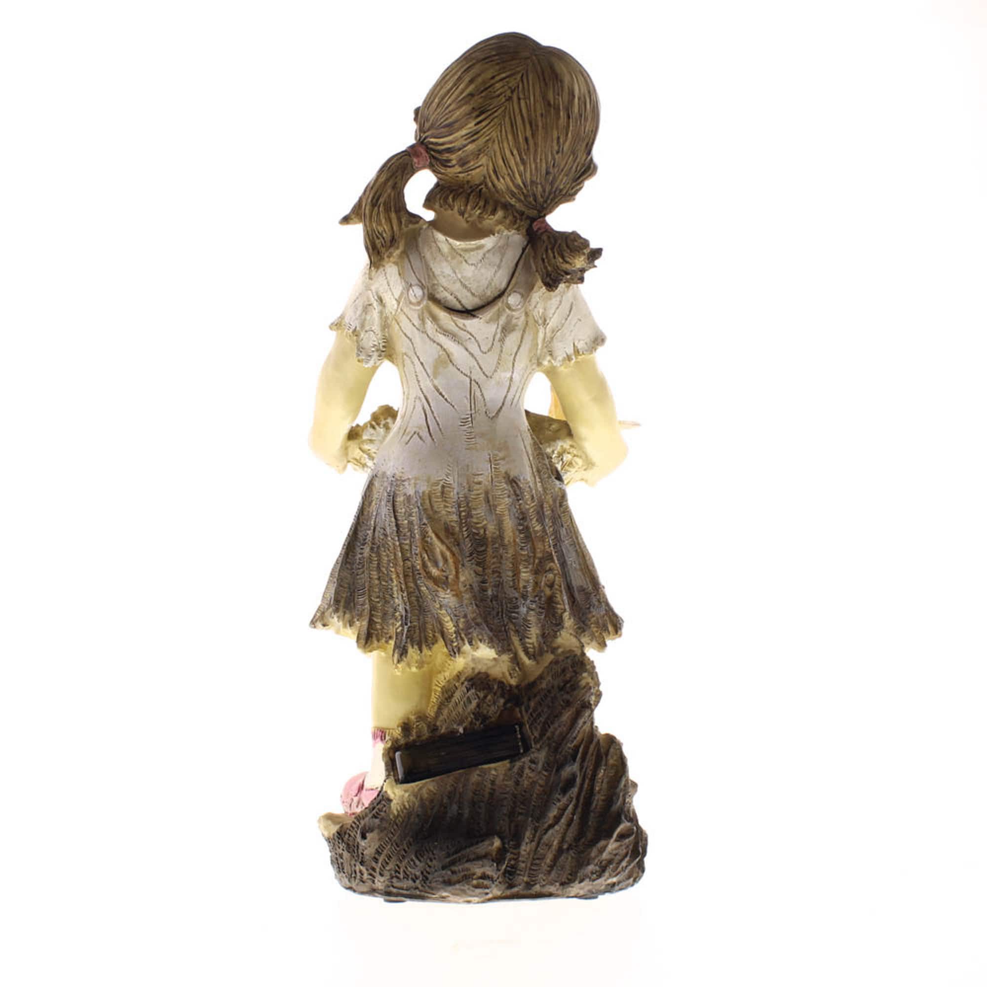 14.5" Sweet Summertime Solar Statue